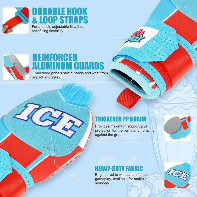 Big Crazy Baseball Sliding Mitt Youth and Adult, Drippy Drip Accessory, Flexible Breathable Durable, Funny Design - Image 3